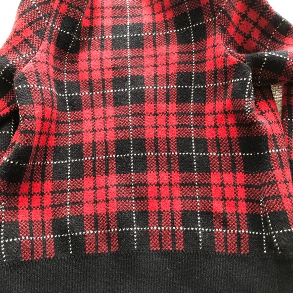 Brooks Brothers Houndstooth Lambswool/Angora rabbit hair Checkered Cardigan - Picture 4 of 9